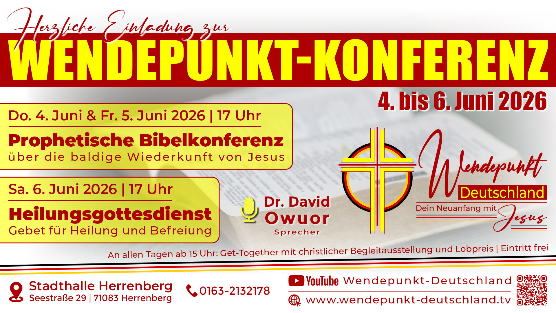 Gerne kannst du dich hier anmelden: info@wendepunkt-deutschland.tv