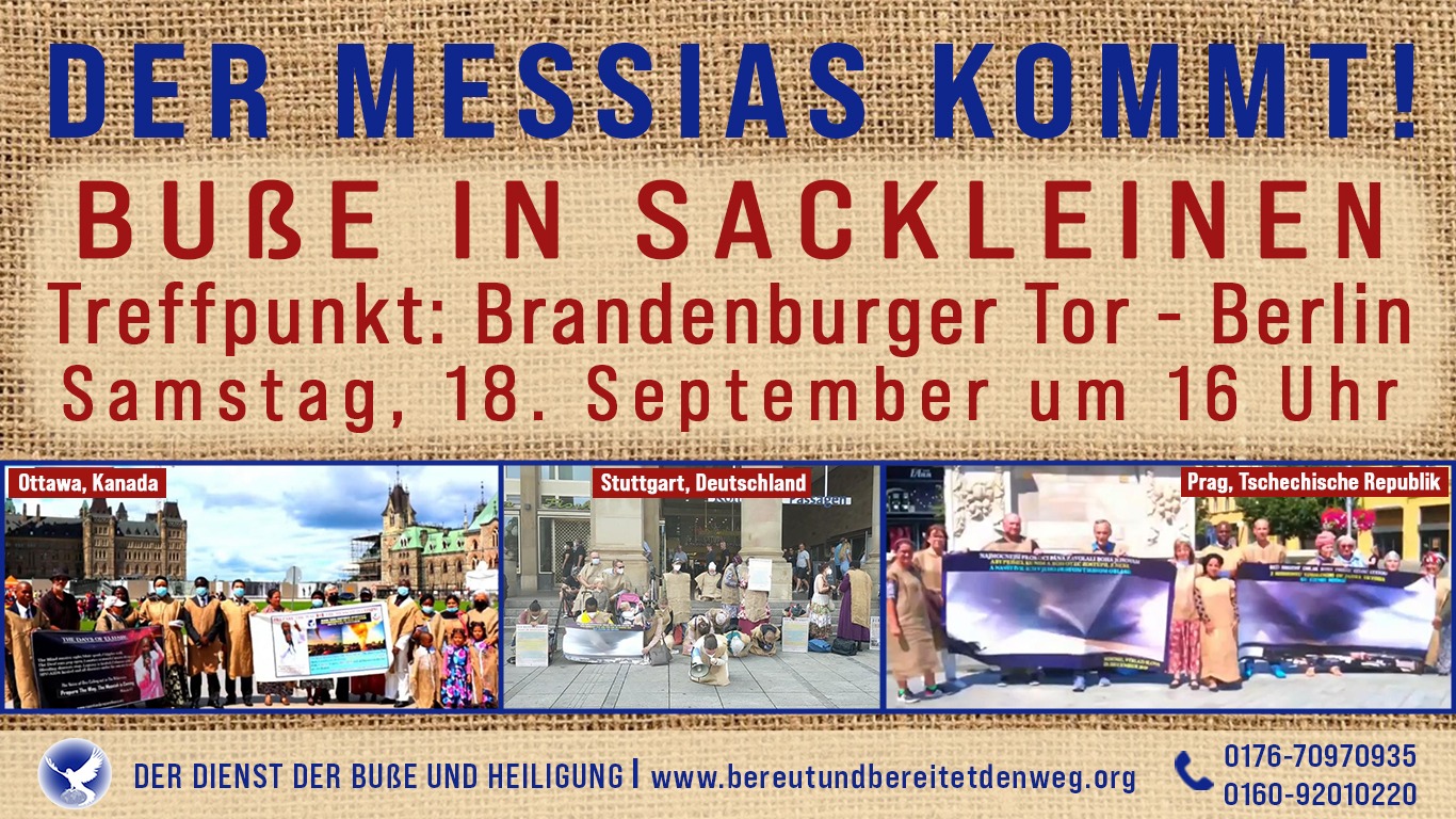 Pressemitteilung - Buße und Gebet in Berlin
