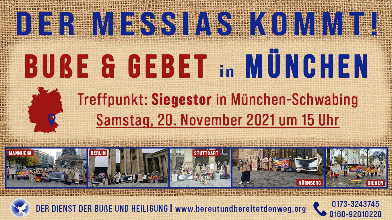 Pressemeldung - Buße und Gebet in München