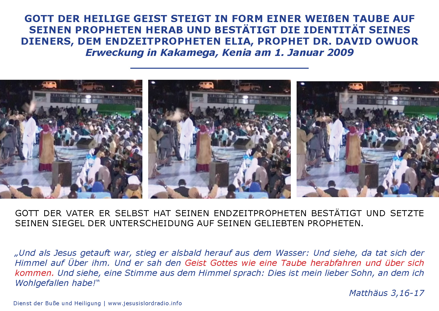 DIE ROLLE VON DEM HEILIGEN GEIST – DER HEILIGE GEIST LEITET UND BEVOLLMÄCHTIGT DIE GEMEINDE