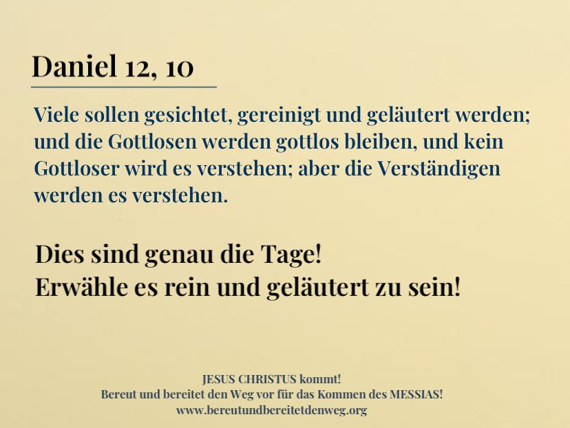 Bereitet den Weg - DER MESSIAS kommt!