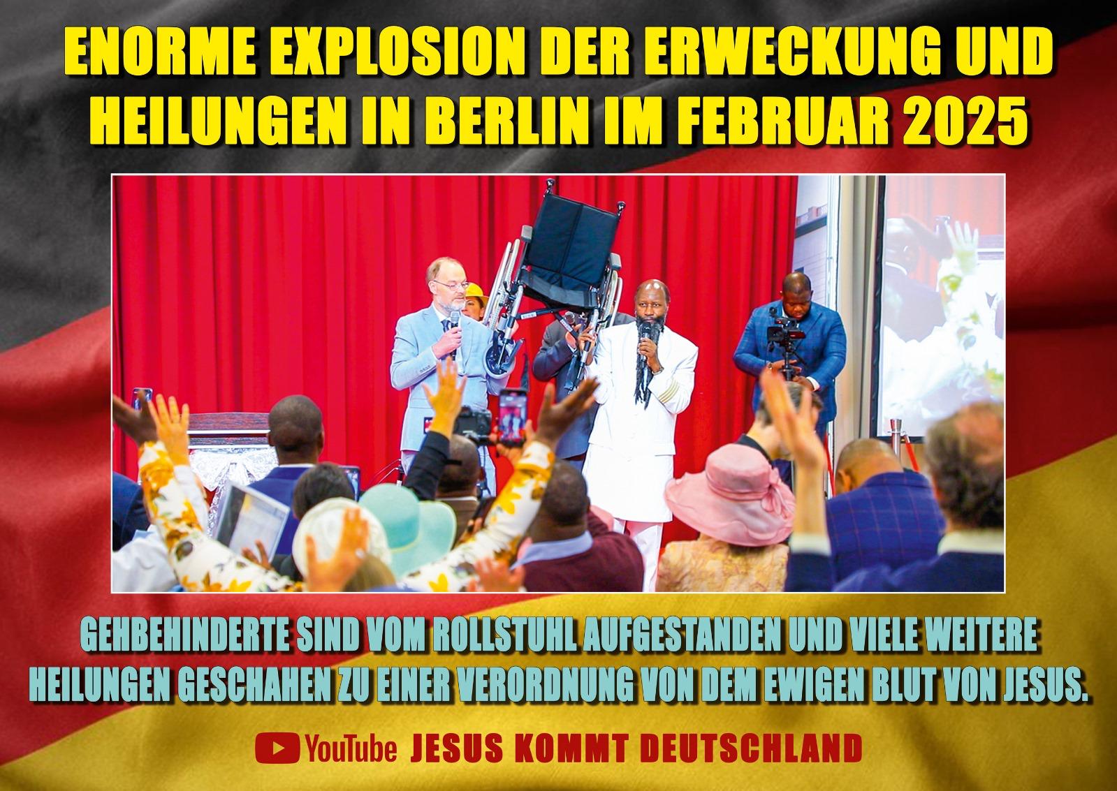 DIE GEWALTIGE EXPLOSION VON WUNDERN IN BERLIN, DEUTSCHLAND
