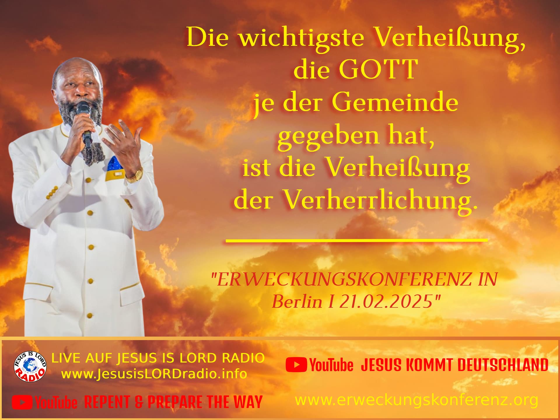 Der HERR selbst hat versprochen, dass Er die Königreiche der Welt vernichten wird